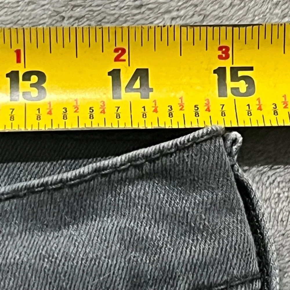 Levi's 513 Slim Straight Jeans Mens 30x32 Gray Charcoal Denim Pants 08513-0786